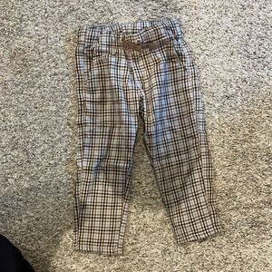 Plaid dress pants